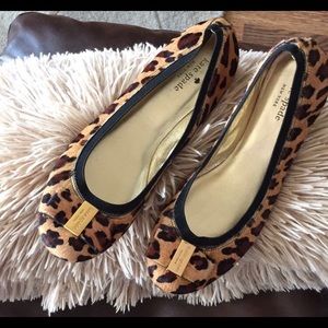Kate Spade ♠️ Leopard Flats